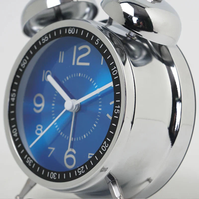 Metalen Analoge Wekker Retro Design 5