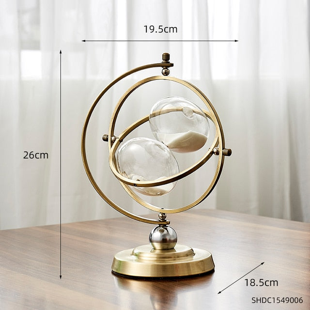 Metalen Zandloper Decoratief Accessoire 7