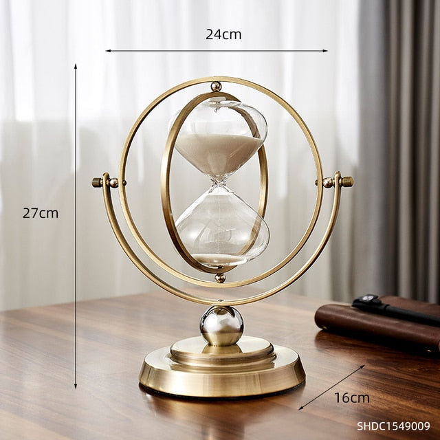 Metalen Zandloper Decoratief Accessoire 9