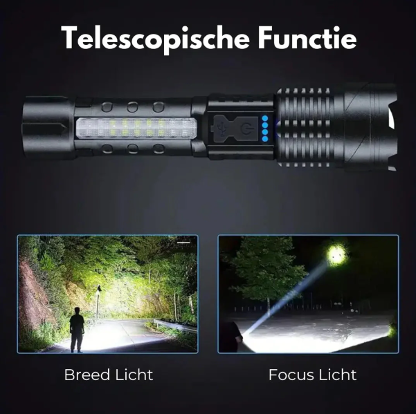 Militaire Zaklamp 5000 Lumen Robuust 6