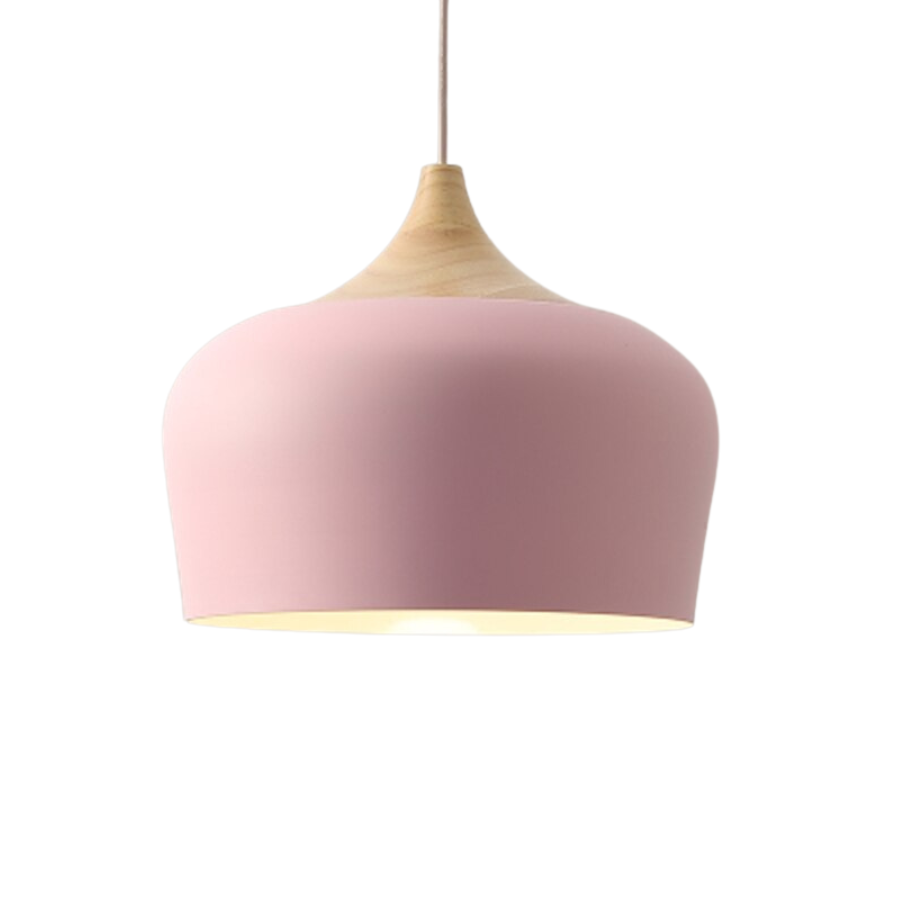 Minimalistische Hanglamp Met Pastel Koepel 11