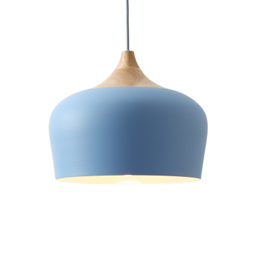 Minimalistische Hanglamp Met Pastel Koepel 9