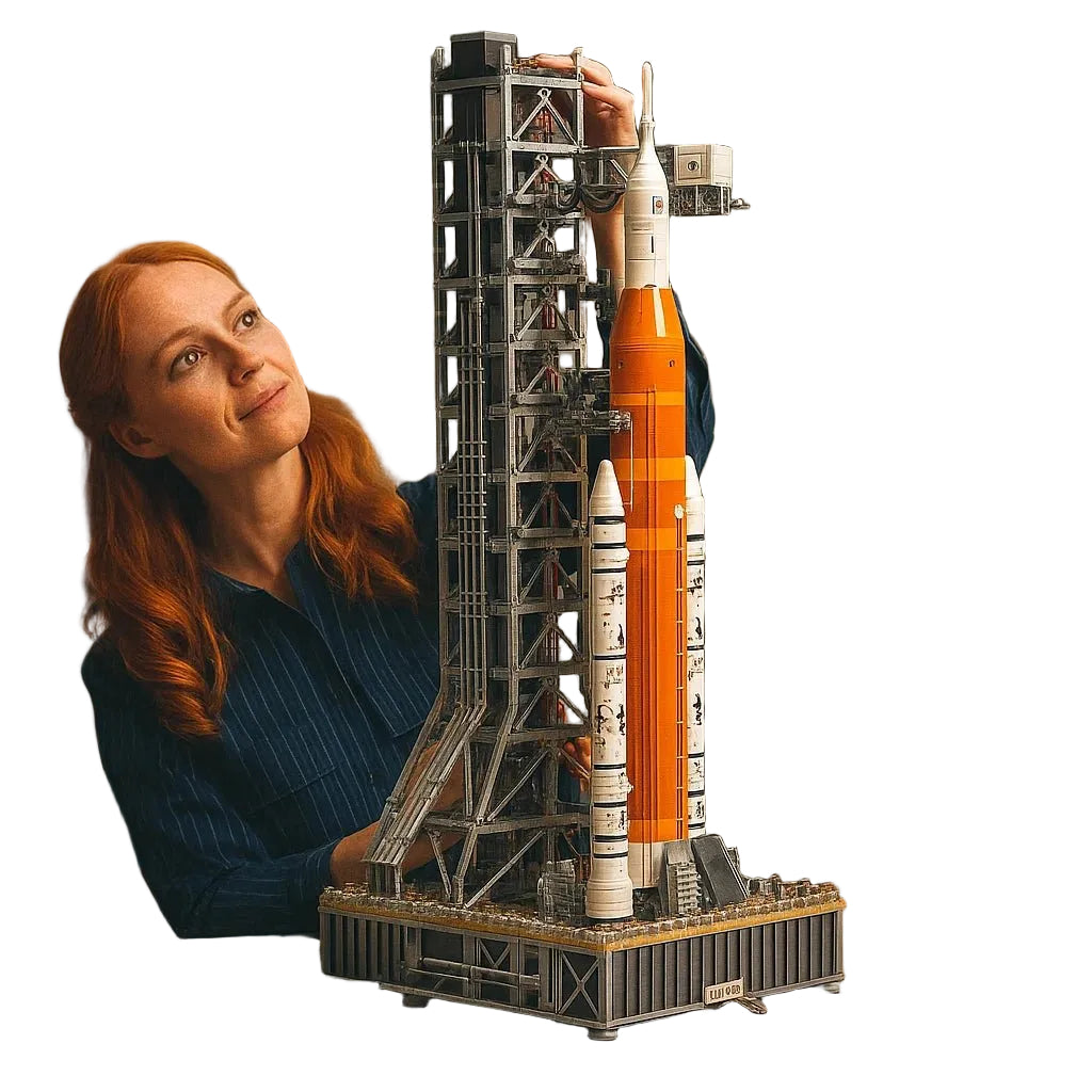 Modelbouwset Raket met Lanceertoren en Orion-capsule 0