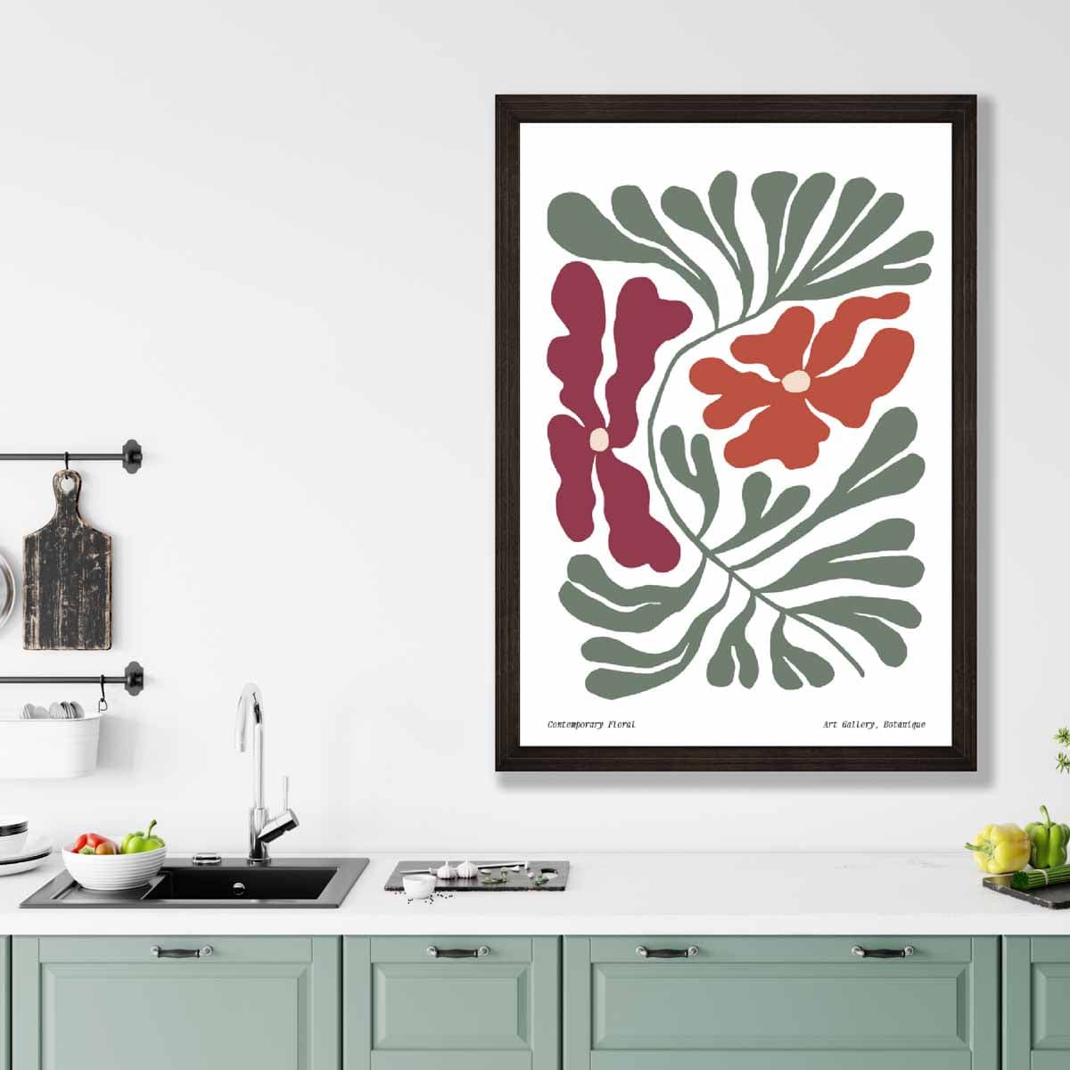 Moderne Bloemenposter Boho Stijl voor Interieurdecoratie 3