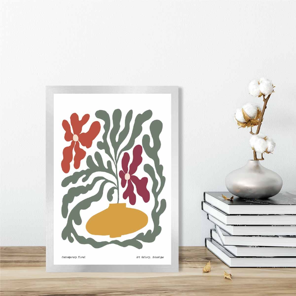 Moderne Botanische Bloemenposter voor Boho Interieur 2