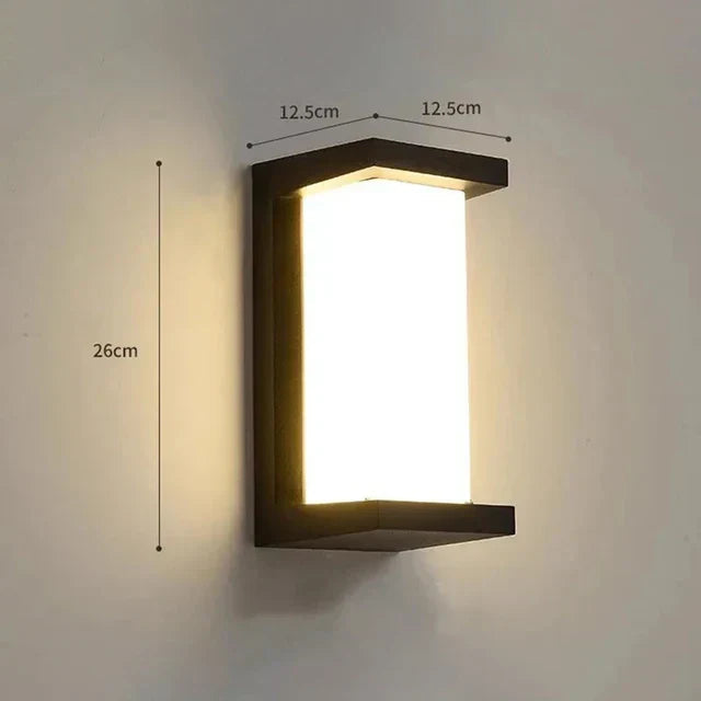 Moderne Buiten Wandlamp LED Verlichting Strak Design 0
