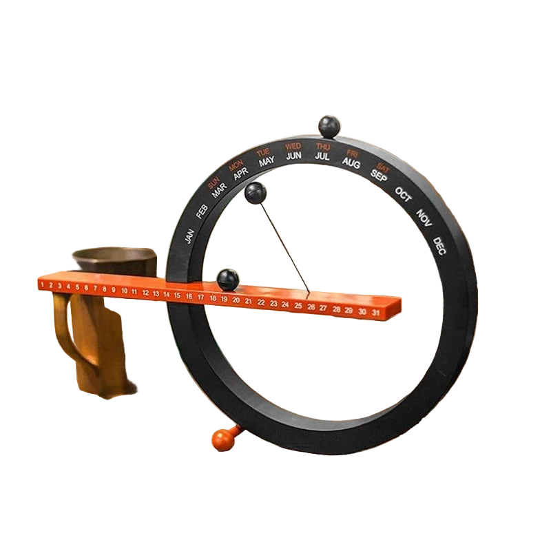 Moderne Bureaukalender Met Magnetisch Systeem Minimalistisch Design