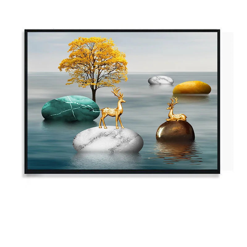 Moderne Canvas Elektrische Kastafdekking 5