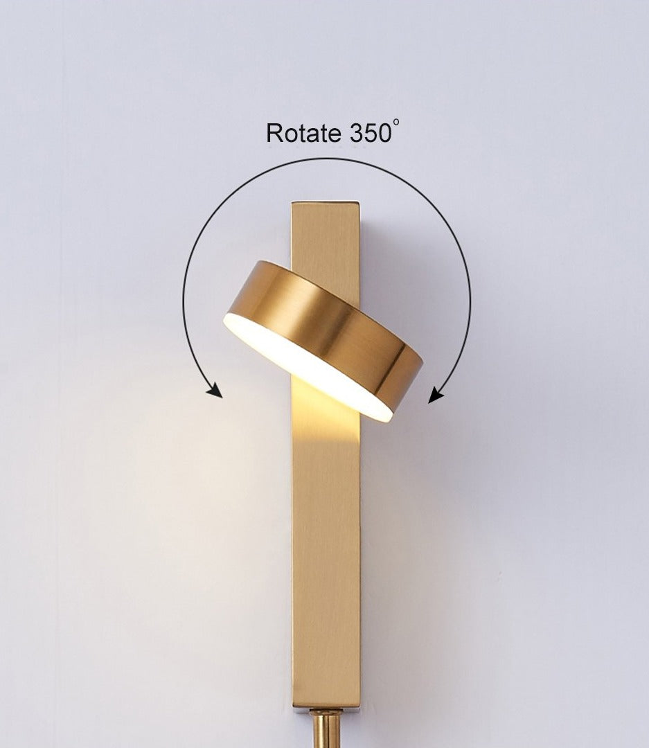 Moderne Dimbare Wandlamp Celine Voor Binnen 360 Graden Rotatie 8