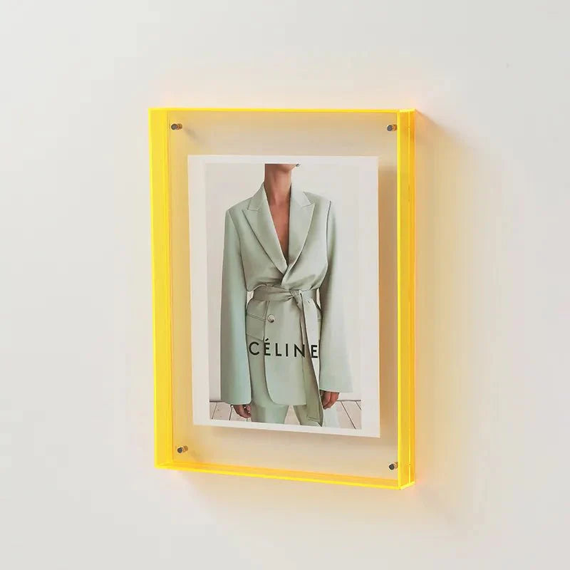 Moderne Fotolijst Met Kleurrijke Rand Voor Wanddecoratie 8