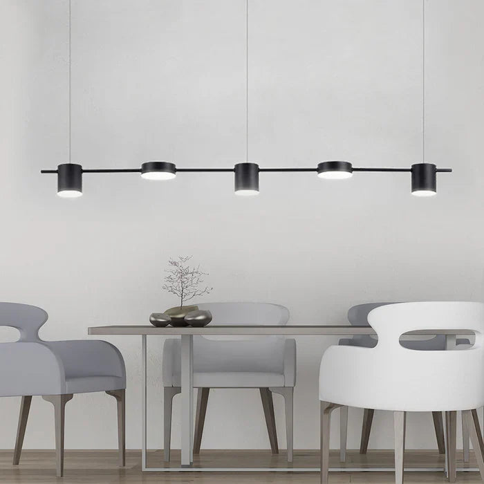 Moderne Hanglamp Aluminium AuraDrum 5