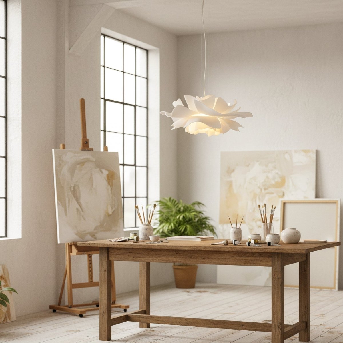 Moderne Hanglamp Eettafel Lotus Inspiratie voor Woonkamer en Eetkamer 4