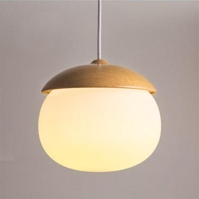 Moderne Hanglamp met Natuurlijke Houten Accenten 2
