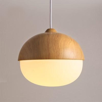 Moderne Hanglamp met Natuurlijke Houten Accenten 5