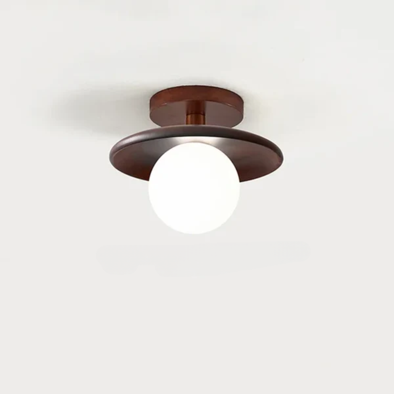 Moderne Houten Plafondlamp Bal Hanglamp 8