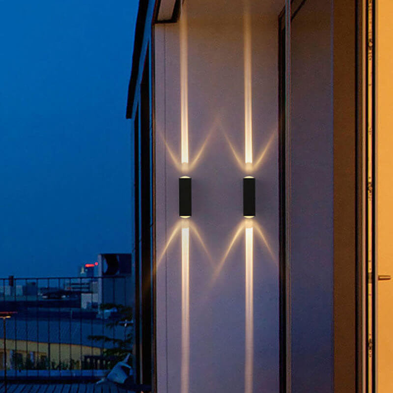 Moderne LED Buiten Wandlamp Rechthoekig 0