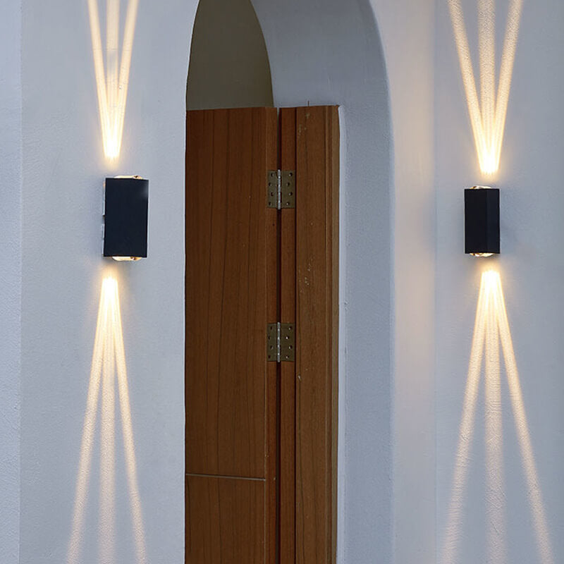Moderne LED Buiten Wandlamp Rechthoekig 5