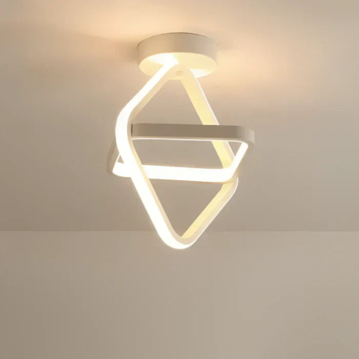 Moderne LED Plafondlamp Dubbel Ringdesign voor Slaapkamer en Woonruimte 5