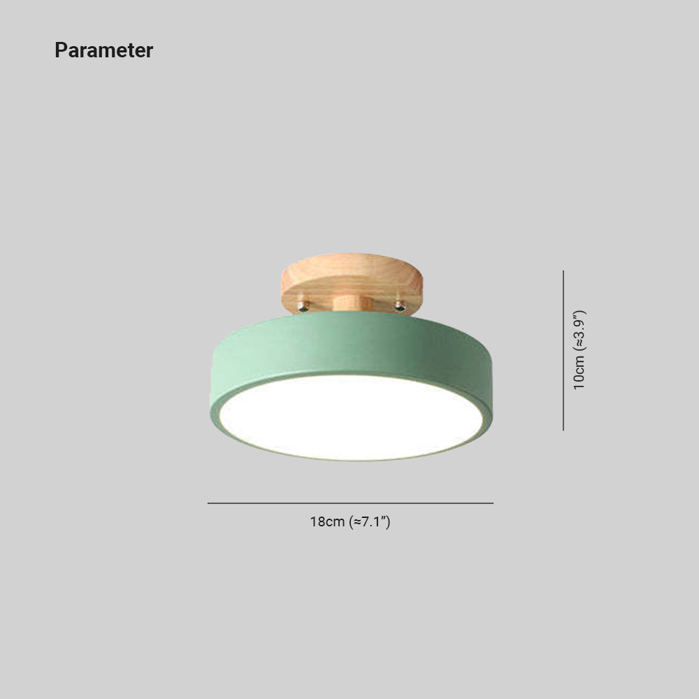 Moderne LED Plafondlamp voor Slaapkamer en Woonkamer Plafonniere 30 cm Hoog 3