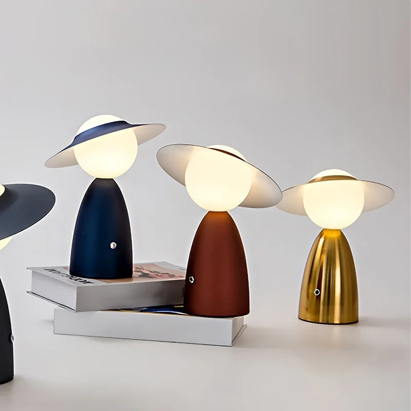 Moderne LED Tafellamp met Touch Dimmer voor Bureau en Slaapkamer 1