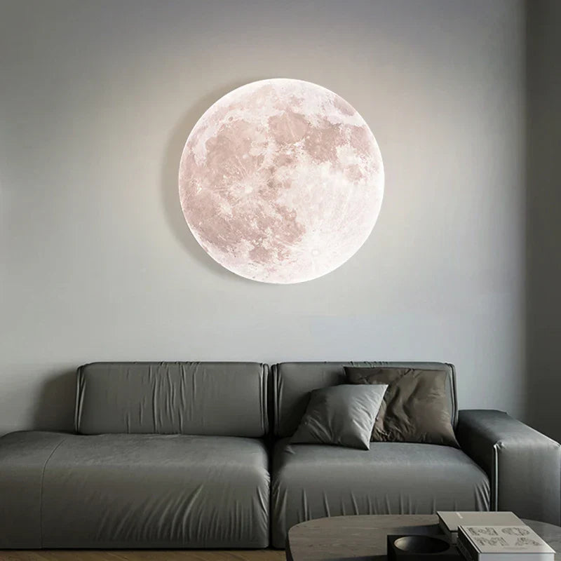 Moderne Plafondlamp Maanoppervlak Artistiek 1