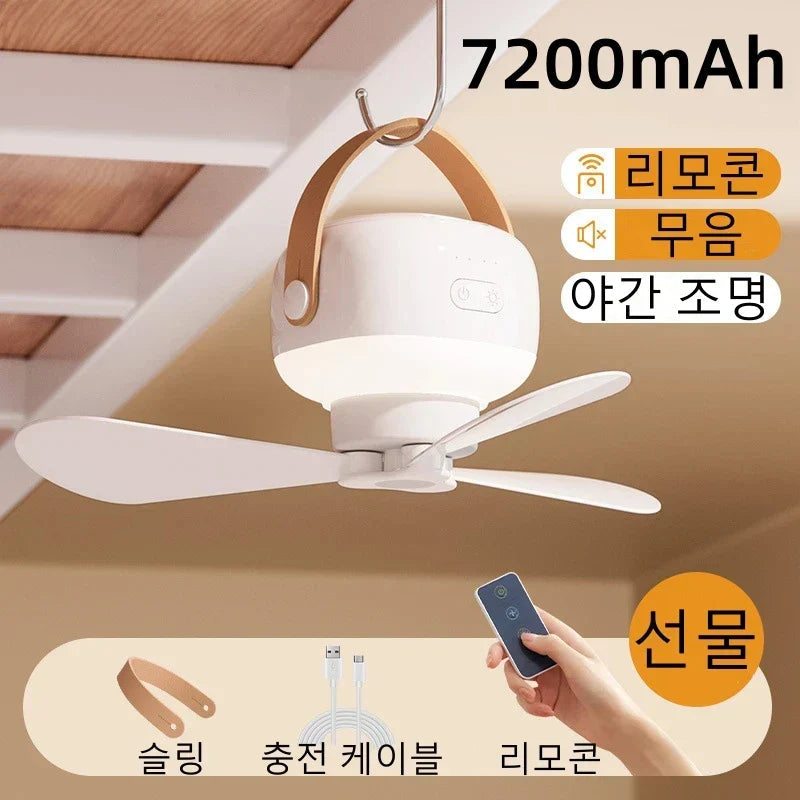 Moderne Plafondventilator met Lamp en Afstandsbediening voor Woonkamer en Slaapkamer 6
