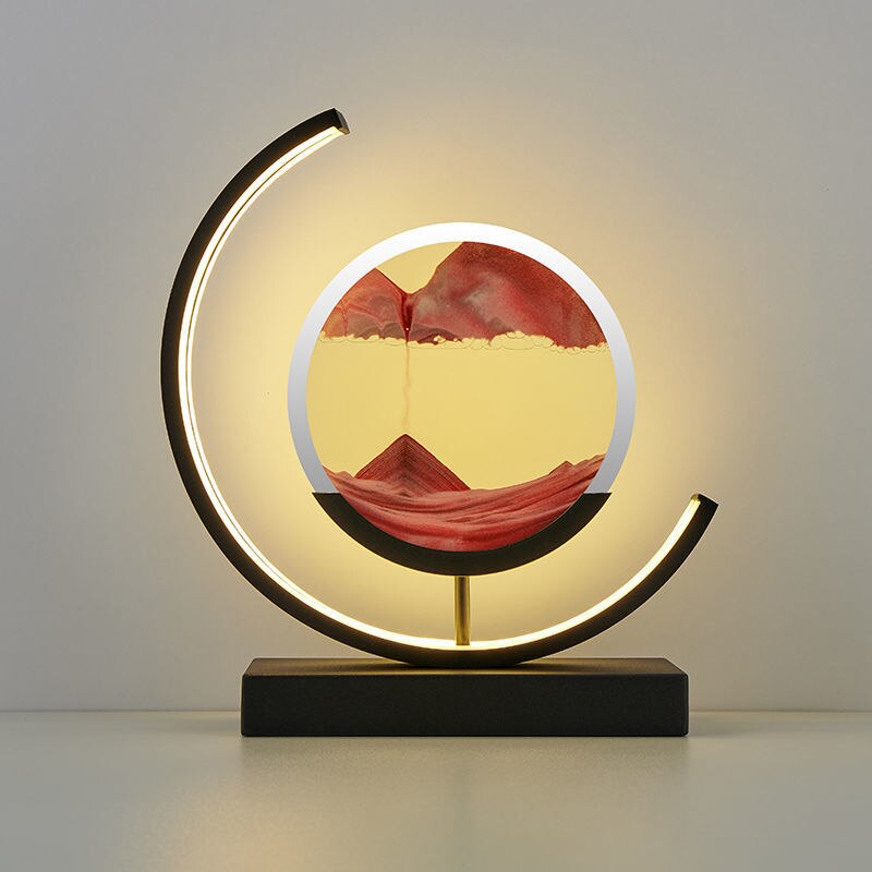 Moderne Tafellamp 3D Zandbak met Dynamische Verlichting 13
