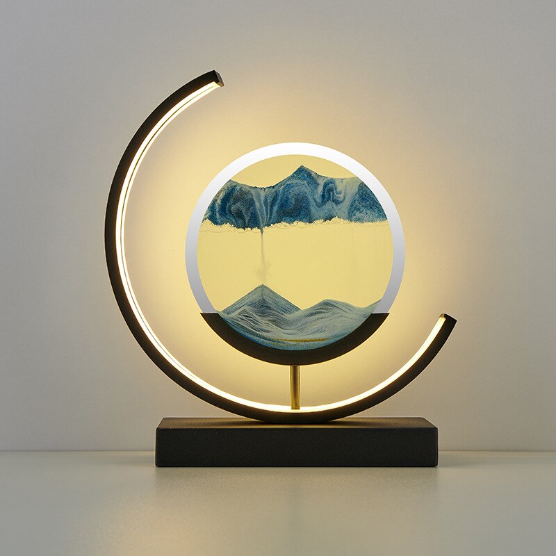 Moderne Tafellamp 3D Zandbak met Dynamische Verlichting 8