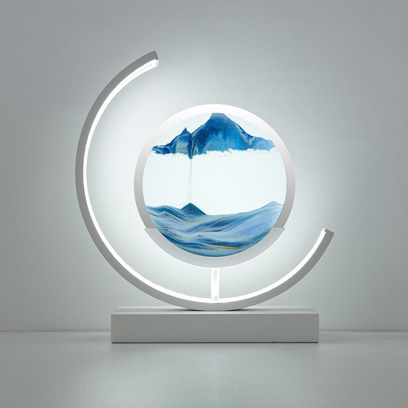 Moderne Tafellamp 3D Zandbak met Dynamische Verlichting 9
