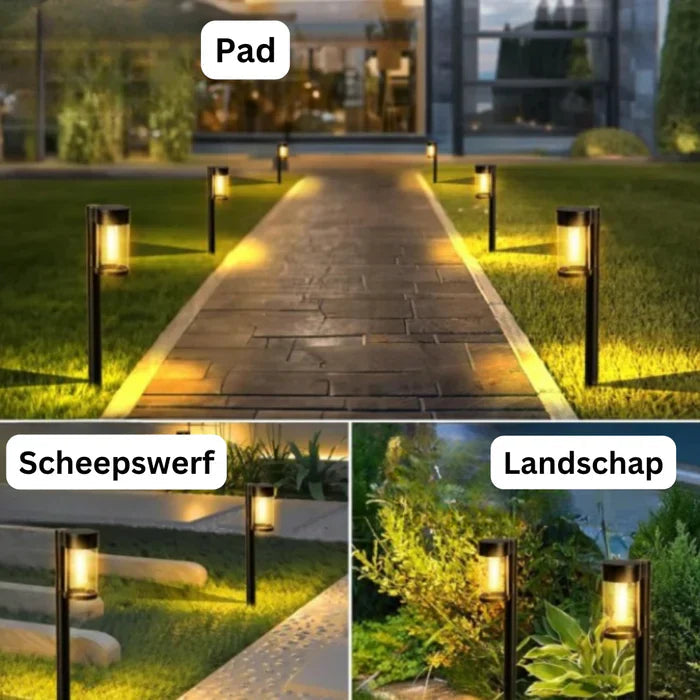 Moderne Tuinlampen Solar Voor Buiten Verlichting op Zonne-energie 1