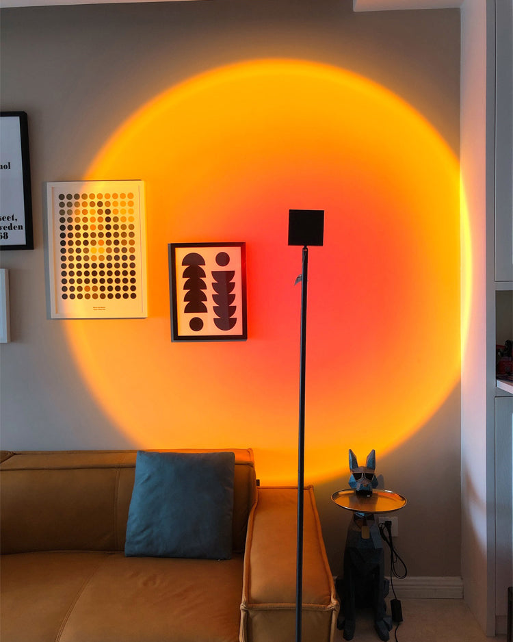 Moderne Vloerlamp met Kleurenprojector voor Woonkamer en Slaapkamer 8