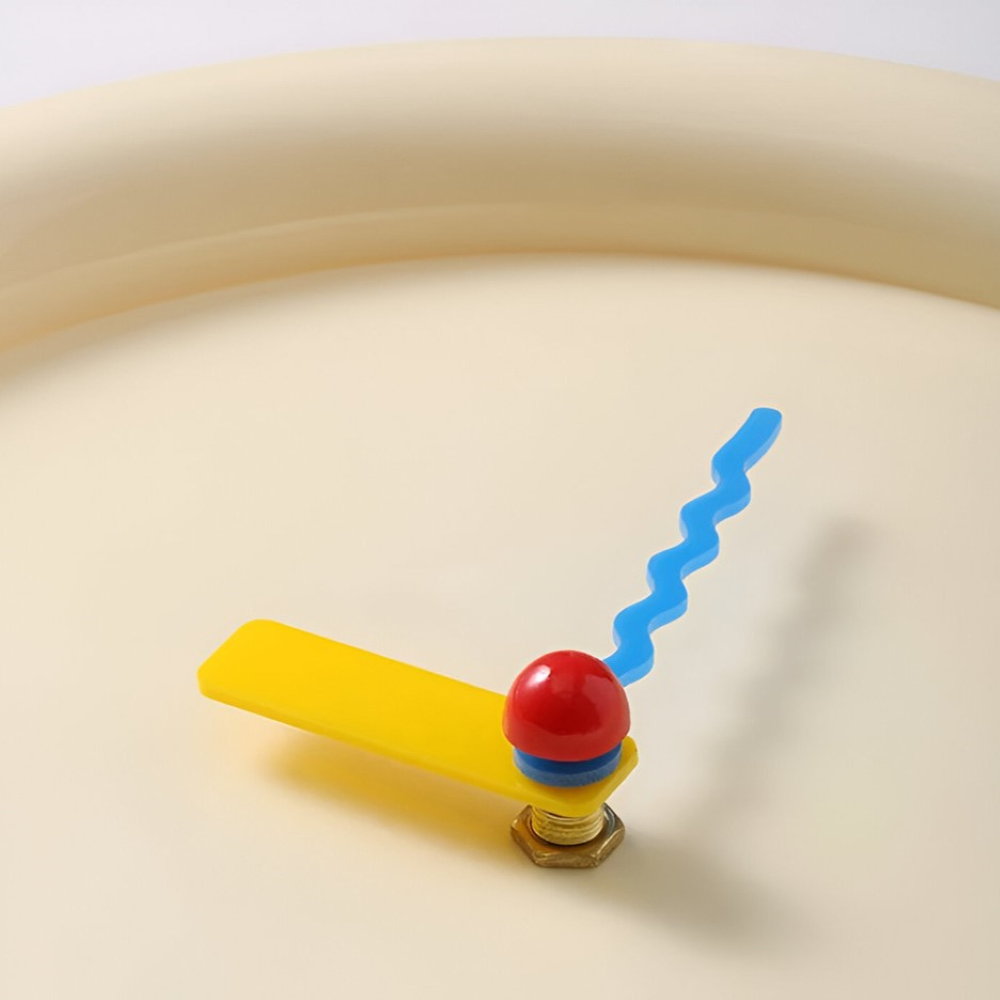 Moderne Wandklok 30 cm Kleurvol Design 4