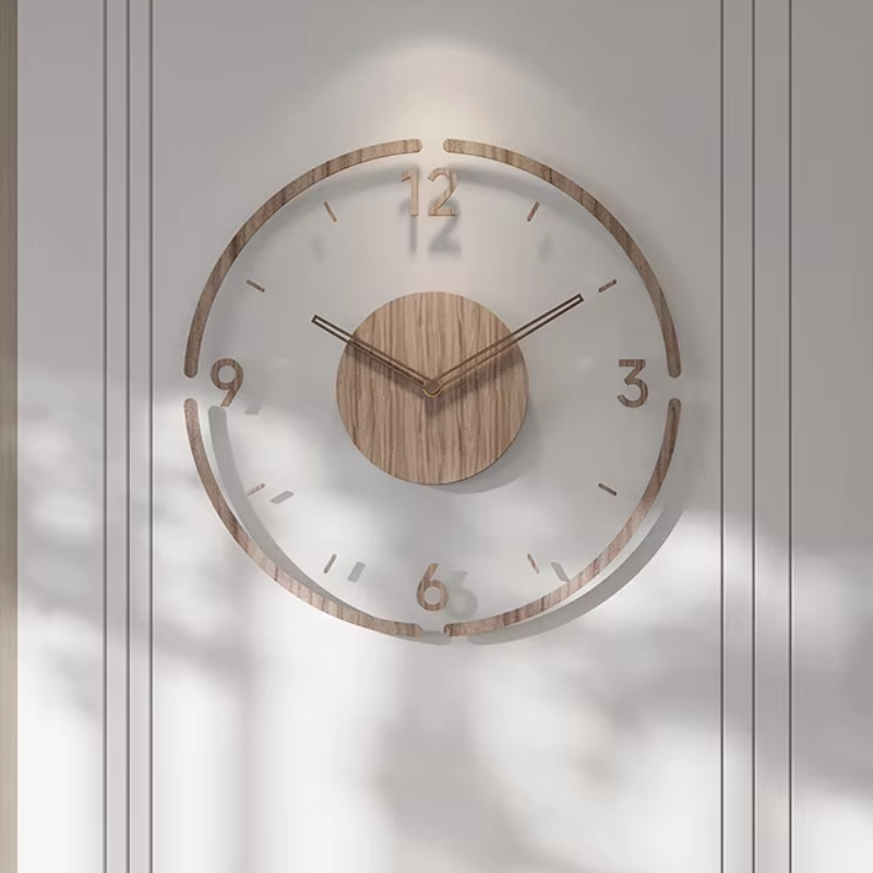 Moderne Wandklok voor Woonkamer Minimalistisch Design 2