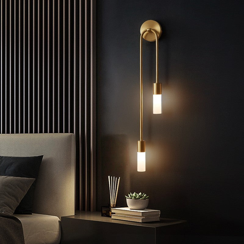 Moderne Wandlamp Goud Minimalistisch Design 0