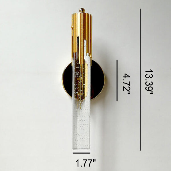 Moderne Wandlamp Gouden Kristallen Accenten voor Binnen 1