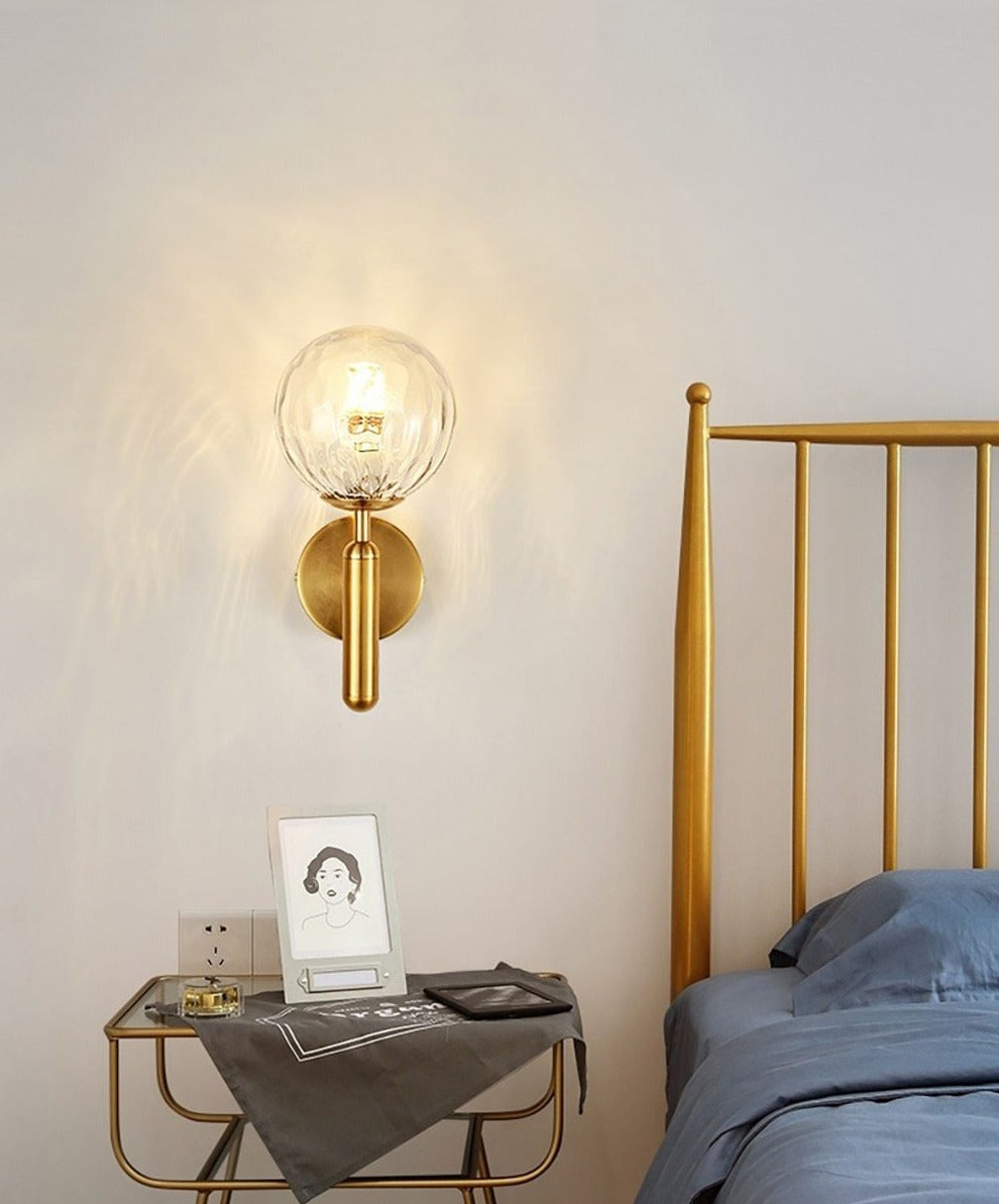 Moderne Wandlamp Ronde Glas Design 4