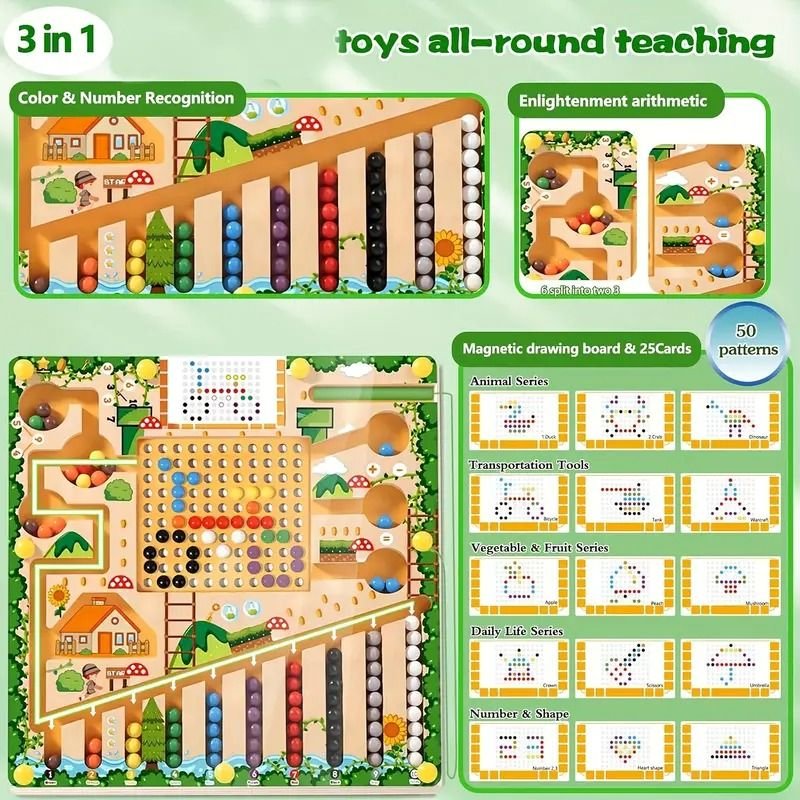 Montessori Magnetisch Labyrint voor Kinderen 7