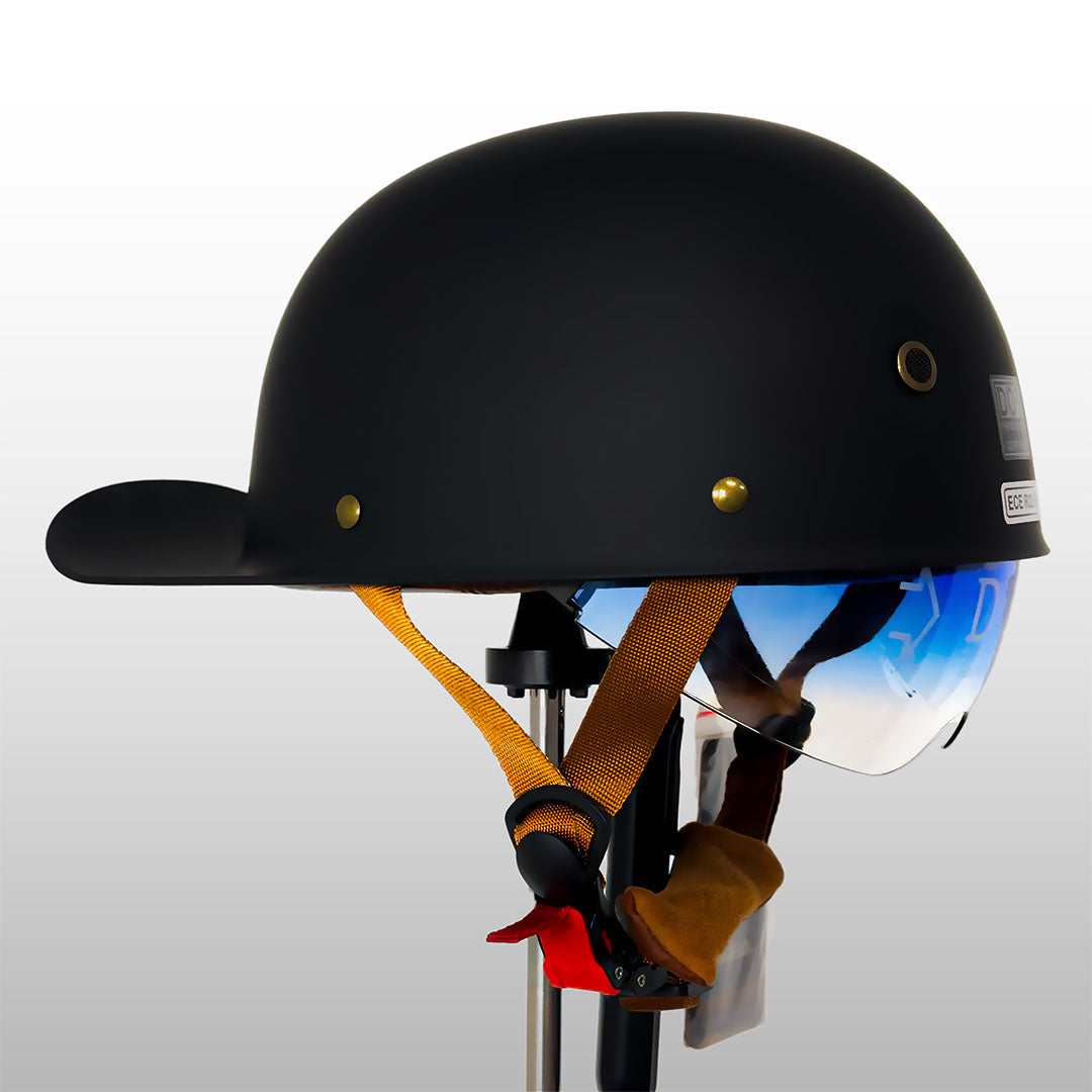 Motorhelm in Baseballpet-Stijl met ECE en DOT Goedkeuring 9