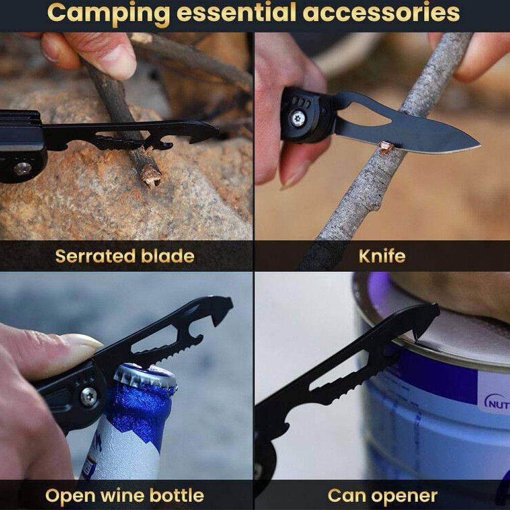 Multi-Tool voor Outdoor Avonturen - 14-in-1 Draagbaar Gereedschap 2