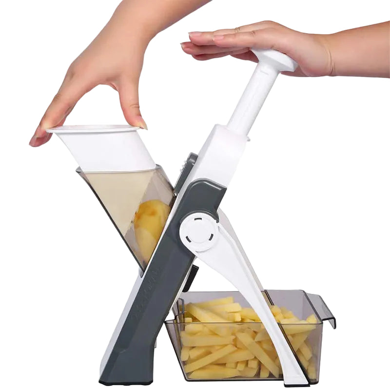 Multifunctionele Groentesnijder voor Keuken met Veilig Ontwerp en 41 Snijmethoden 0