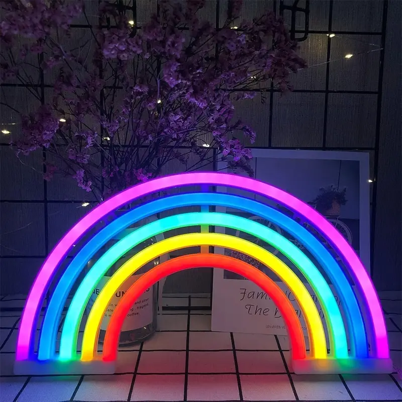 Nachtlamp Regenboog voor Kinderen 1