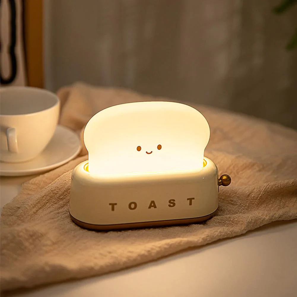 Nachtlampje Broodrooster Design Voor Slaapkamer En Babykamer Met Aanpasbare Helderheid 6