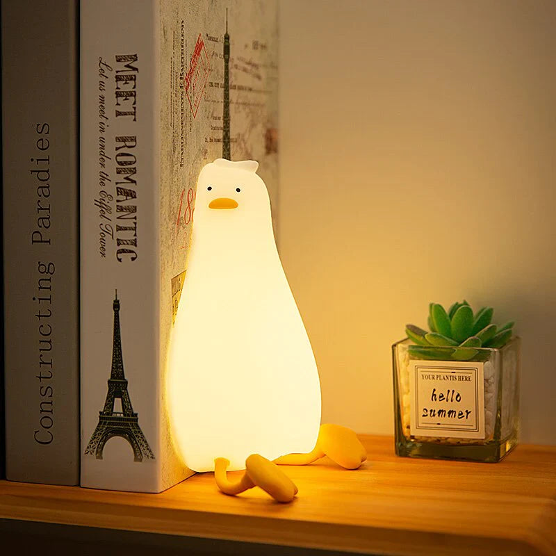 Nachtlampje Eend Creatief Design Met 3 Lichtstanden Voor Slaapkamer Of Kinderkamer Op Batterijen 1