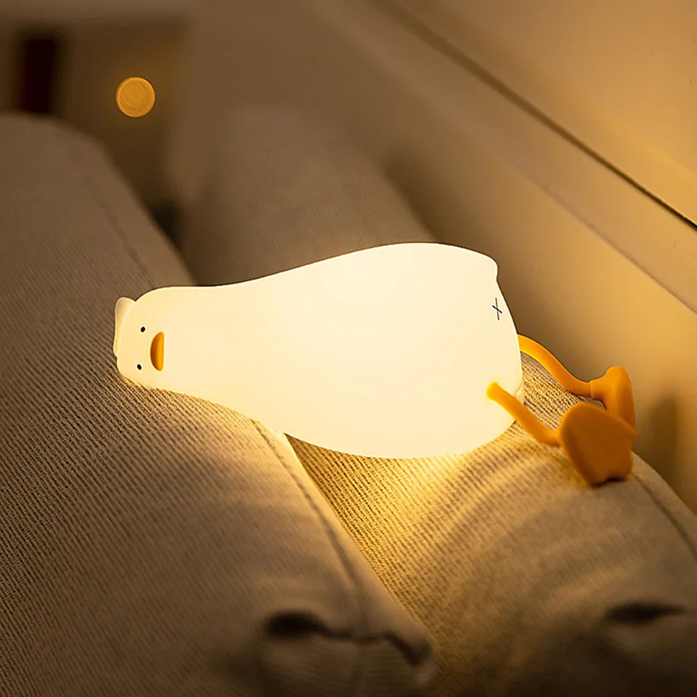 Nachtlampje Eend Creatief Design Met 3 Lichtstanden Voor Slaapkamer Of Kinderkamer Op Batterijen 2