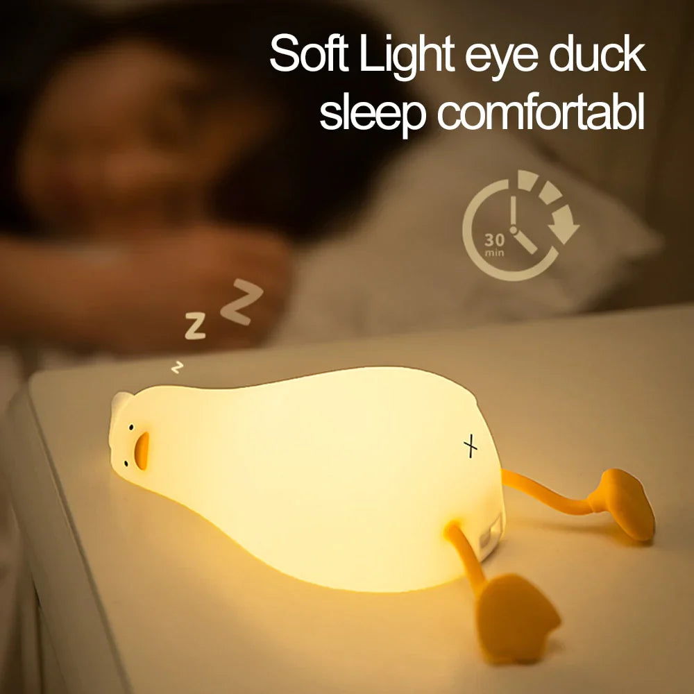 Nachtlampje Eend Creatief Design Met 3 Lichtstanden Voor Slaapkamer Of Kinderkamer Op Batterijen 5