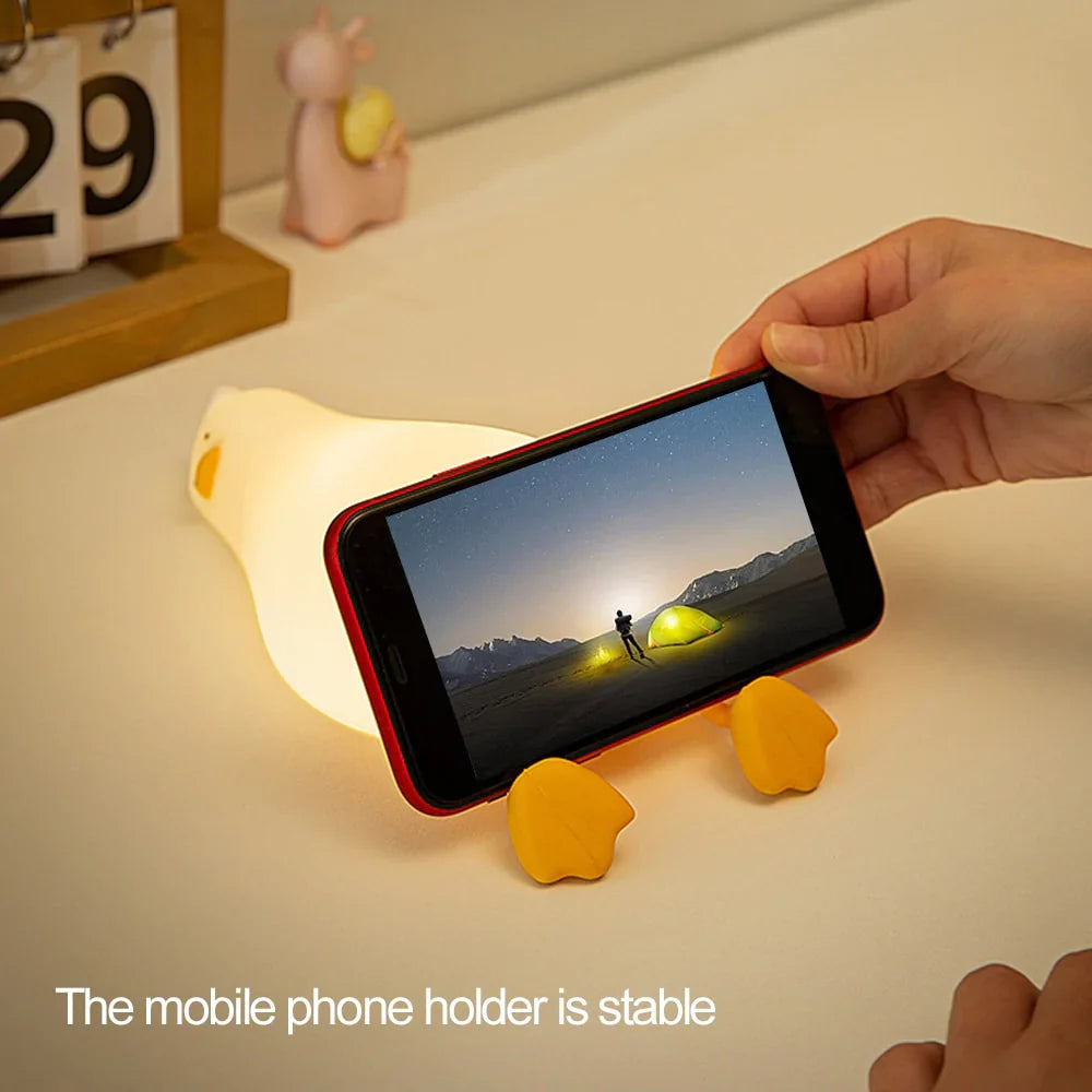 Nachtlampje Eend Creatief Design Met 3 Lichtstanden Voor Slaapkamer Of Kinderkamer Op Batterijen 7