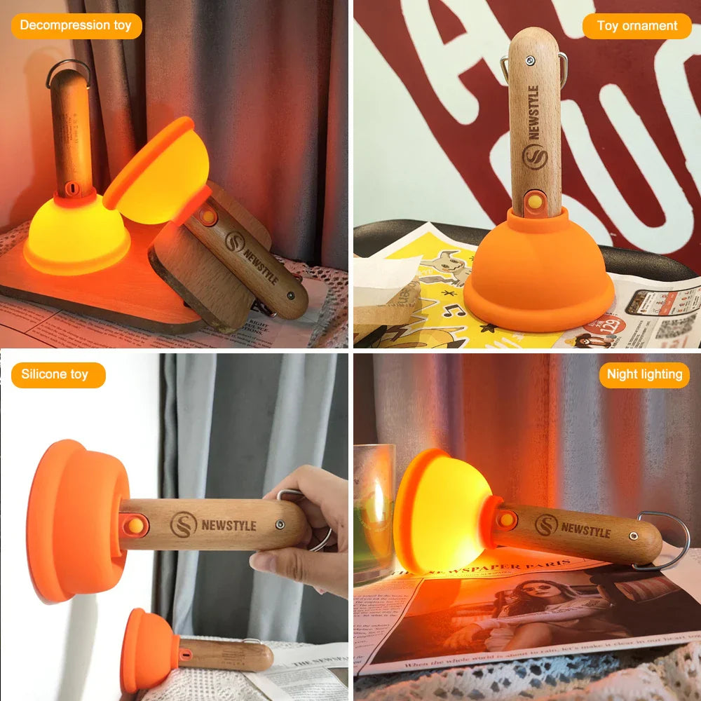 Nachtlampje Plunjerstijl LED voor Ontspanning 0