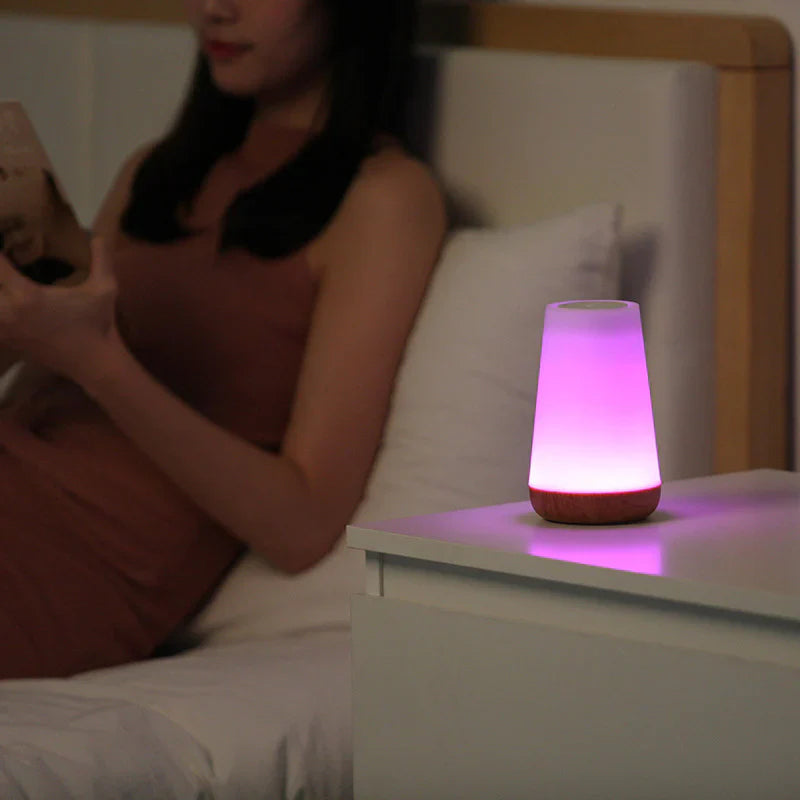 Nachtlampje Slaapkamer Modern Met Aanraaksensor en Meerdere Kleuren 1