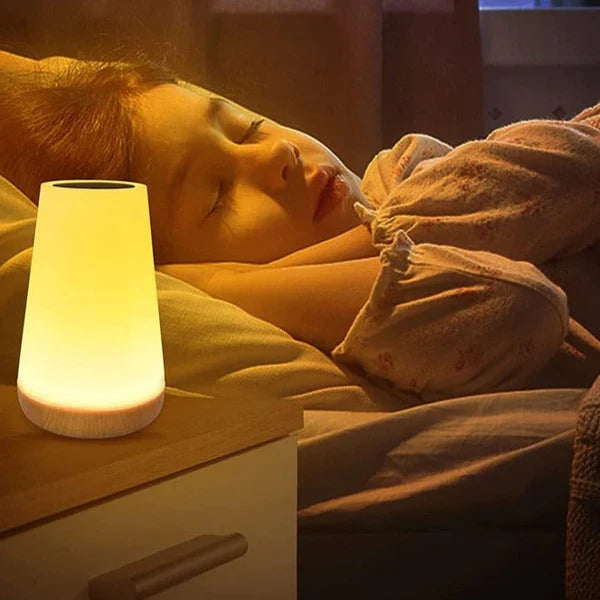 Nachtlampje Slaapkamer Modern Met Aanraaksensor en Meerdere Kleuren 4