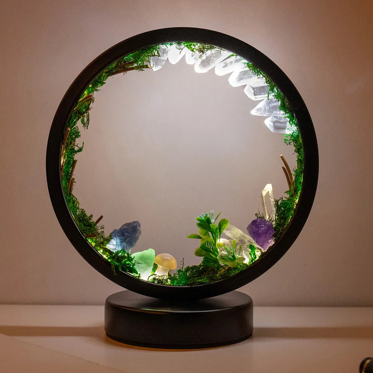Nachtlampje Slaapkamer Modern Ontwerp met Natuurlijke Elementen 2